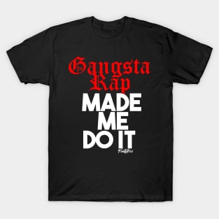 GANGSTA RAP RED T-Shirt